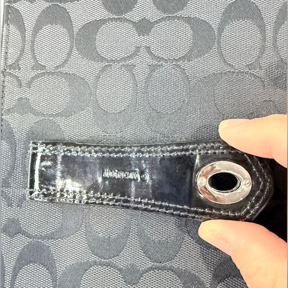 Coach Black and Gray Tablet Case - Picture 8 of 11